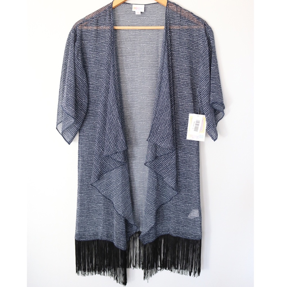 LuLaRoe Monroe kimono size S